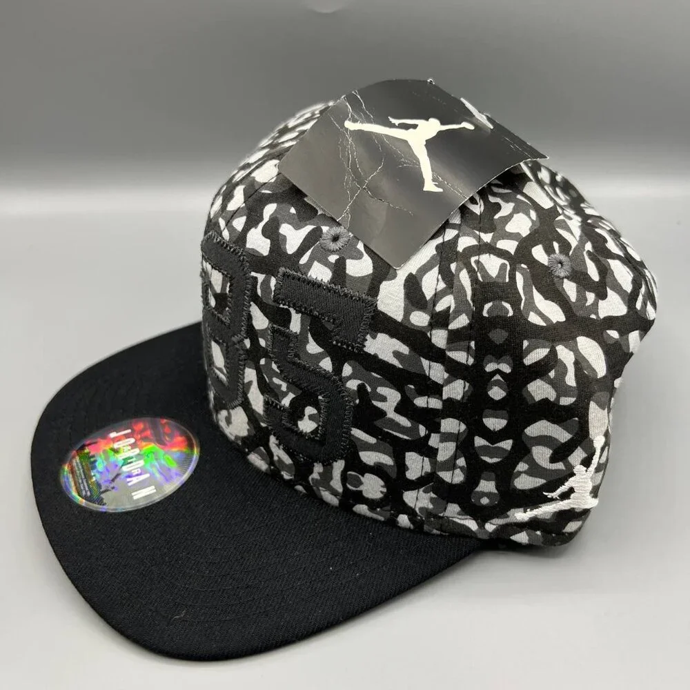 Air Jordan 1985 Rookie Hat Men Black Camouflage Jumpman Snap Back Cap New‎